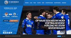 Desktop Screenshot of fcdenbosch.nl